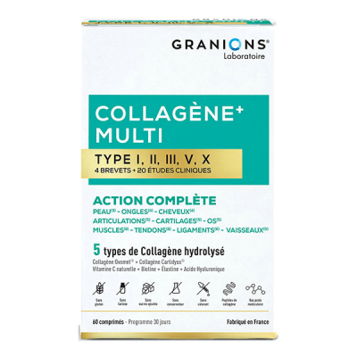 GRANIONS  Laboratoire Complexe Collag&egrave;ne Plus, 60 comprim&eacute;s