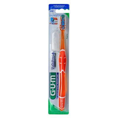 GUM  Tech Bros Med Gd T&eacute;t&eacute; 492 - Blister 1 brosse