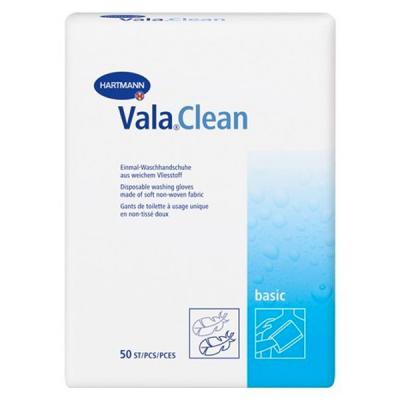 HARTMANN  Vala Clean Gants de Toilette &agrave; Usage Unique 50 Pi&egrave;ces
