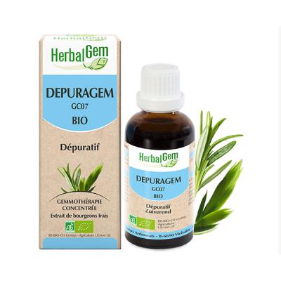 HERBALGEM Depuragem Bio Flacon compte gouttes  Gemmobase