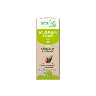 HERBALGEM  Midogem Confort GC24 Circulation c&eacute;r&eacute;brale Bio 30ml