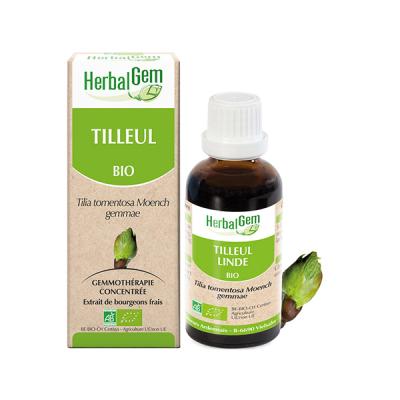 HERBALGEM Tilleul bio Flacon compte gouttes  Gemmobase