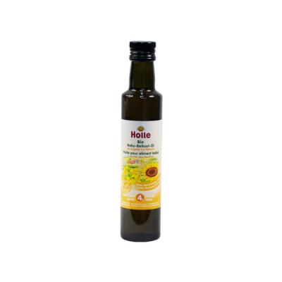 HOLLE  - Huile pour aliment b&eacute;b&eacute; BIO d&egrave;s 5 mois 250 ml - 