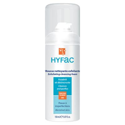 HYFAC  Mousse Nettoyante aux AHA Visage 150 ml - Flacon-Pompe 150 ml