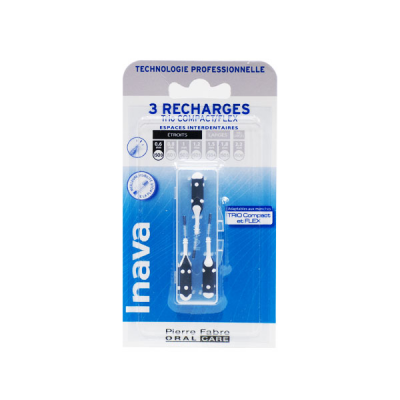 INAVA  Recharge Noire (ISO 0) - brossette interdentaire