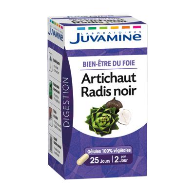 JUVAMINE  - Bien Etre du Foie - Artichaut Radis Noir - 50 G&eacute;lules