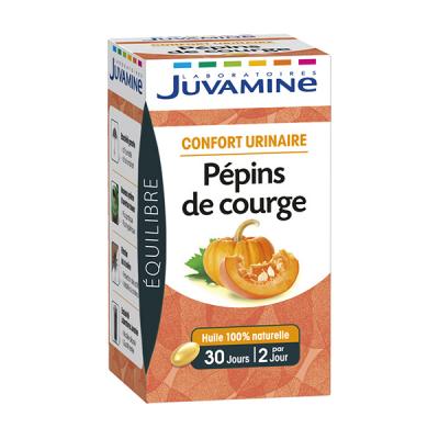 JUVAMINE  - Confort Urinaire - P&eacute;pins de Courge - 30 Capsules