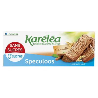KARELEA Biscuits Speculoos Sans Sucres  - La Boite De 250g