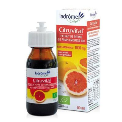 LADROME Ladr&ocirc;me Citruvital Extrait P&eacute;pins de Pamplemousse Bio, 1000 mg, 100 ml