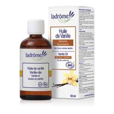 LADROME Ladr&ocirc;me Huile de vanille Bio 50 ml - Nourrissante pour cheveux secs