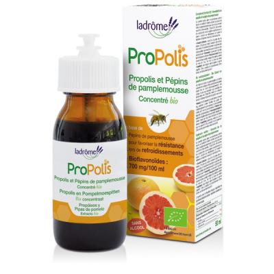 LADROME LADR&Ocirc;ME Propolis et p&eacute;pins de pamplemousse concentr&eacute;bio flacon 50ml