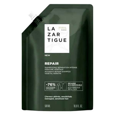 LAZARTIGUE  Repair Shampooing &Eacute;co-Recharge 500ml 