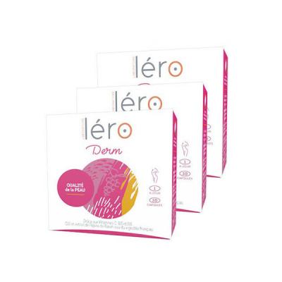 LERO  Esthetic' Derm soin de la peau lot de 3 bo&icirc;tes de 30 capsules