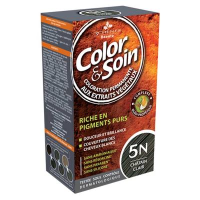 LES 3 CHENES LES 3 CH&Ecirc;NES Color&- soin n&deg;5N ch&acirc;tain clair