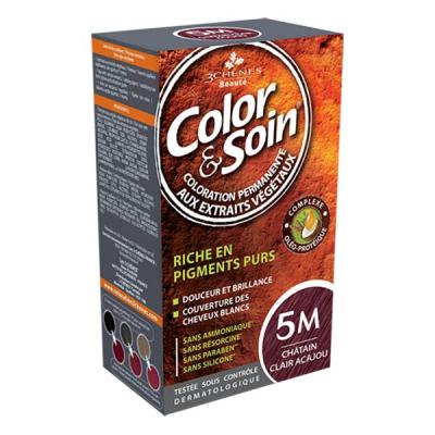 LES 3 CHENES LES 3 CH&Ecirc;NES Color&soin n&deg;5M ch&acirc;tain clair acajou