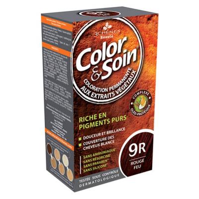 LES 3 CHENES LES 3 CH&Ecirc;NES Color&soin n&deg;9R rouge feu