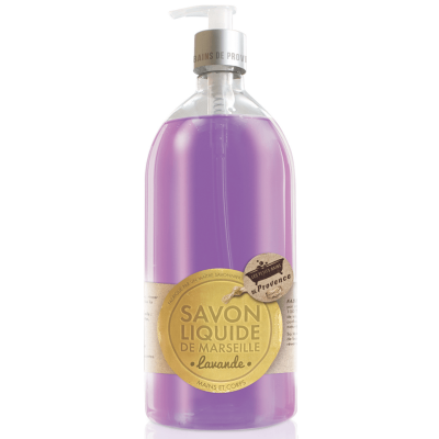 LES PETITS BAINS DE PROVENCE  Savon Liquide de Marseille Lavande 1L