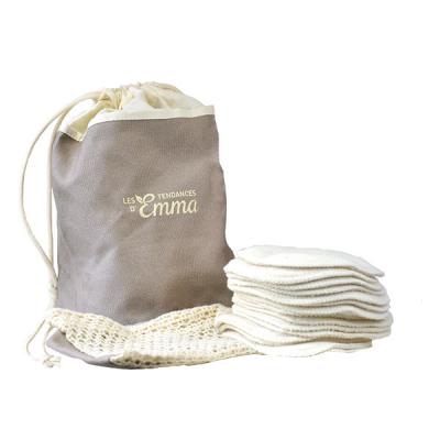 LES TENDANCES D EMMA Kit Eco Belle Trousse Biface Coton Bio X15 Les Tendances D'Emma