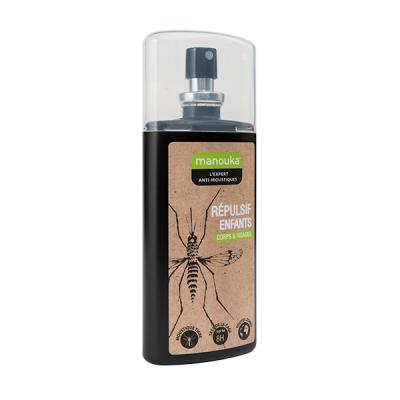 MANOUKA  Lotion Anti-moustiques Corps/Visage Famille - Lot de 2