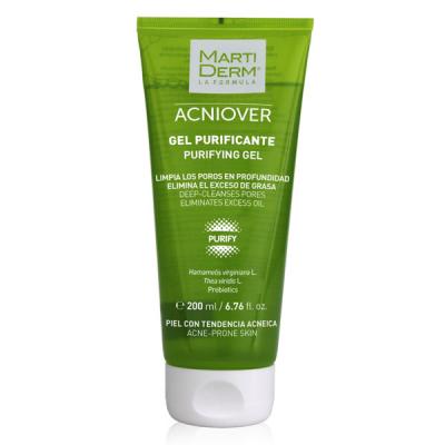 MARTIDERM ACNIOVER gel purificante piel grasa y acn&eacute;ica 200 ml