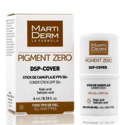 MARTIDERM  D&eacute;pigmentant Dsp Stick Camouflage Et Protection Spf50+ 4ml