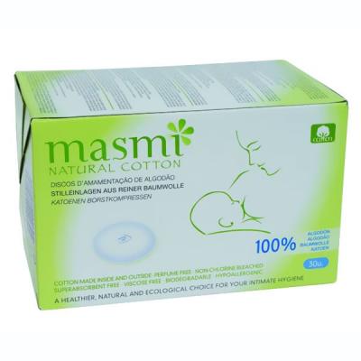 MASMI  Coussinets d'allaitement coton bio 30 Unit&eacute;s 130 gr