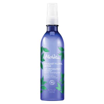MELVITA  Bouquet Floral D&eacute;tox - Lait D&eacute;maquillant Bio, 200ml