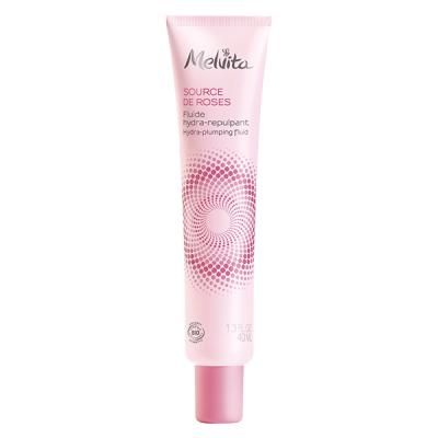 MELVITA Soin Visage Source De Roses Fluide Hydra-repulpant Bio  - Le Tube De 40ml