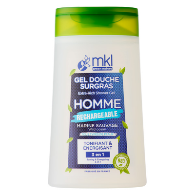 MKL GREEN NATURE MKL Men - Gel douche surgras marine sauvage 200ml