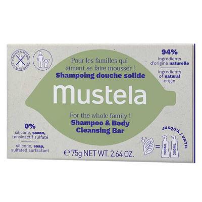 MUSTELA  Eco shampooing douche solide 75g