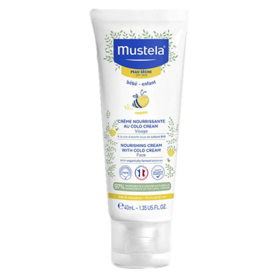 MUSTELA  Soin Hydratant Cr&egrave;me Nourrissante au Cold Cream Visage 40ml