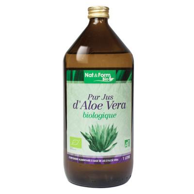 NAT & FORM  Bio Pur Jus d'Aloe Vera 1L