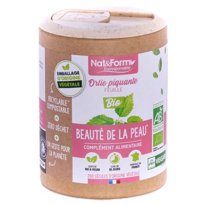 NAT & FORM  Ecoresponsable Ortie Piquante Feuille Bio 200 G&eacute;lules