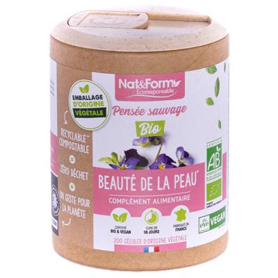 NAT & FORM NAT&FORM Ecoresponsable - Pens&eacute;e sauvage bio 200 g&eacute;lules