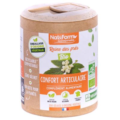 NAT&FORM Reine des pr&eacute;s gamme &eacute;coresponsable 200 g&eacute;lules nat et form bio