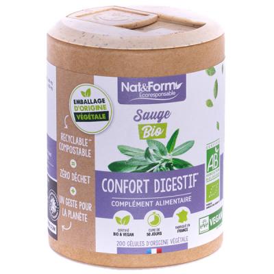 NAT & FORM Sauge 200 g&eacute;lules nat et form &eacute;coresponsable bio