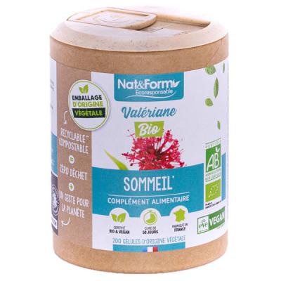 NAT & FORM NAT&FORM Ecoresponsable - Val&eacute;riane bio 200 g&eacute;lules