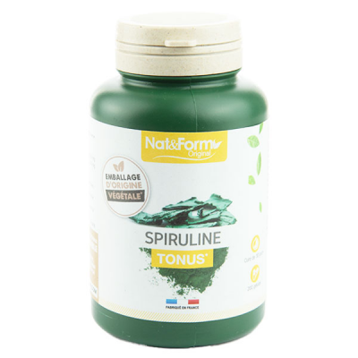 NAT & FORM NAT&FORM Ecoresponsable - Spiruline Bio 200 comprim&eacute;s