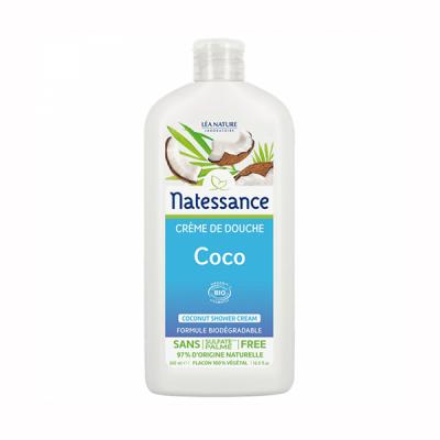 NATESSANCE  Cr&egrave;me de douche Coco bio flacon 500 ml
