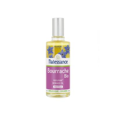 NATESSANCE  Huile de Bourrache Bio - 100% Pure*** - Flacon 50 ml