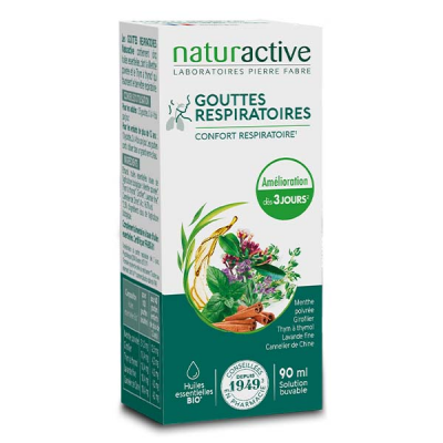 NATURACTIVE  - Gouttes Respiratoires 90ml