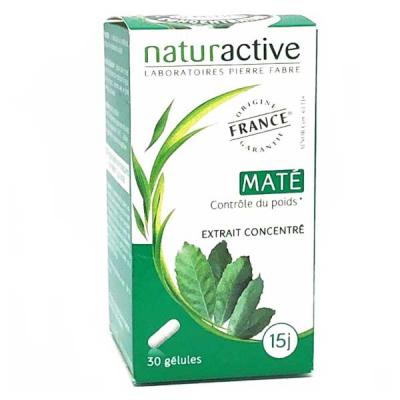 NATURACTIVE  Mat&eacute; 30 G&eacute;lules - Bo&icirc;te 30 g&eacute;lules