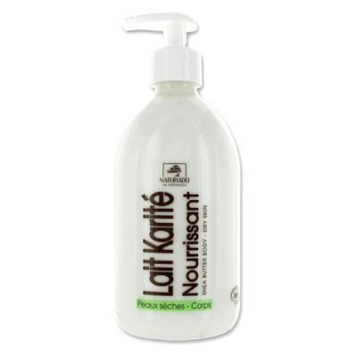 NATURADO Cr&egrave;me corporelle naturelle 15% beurre de karit&eacute; p&eacute;pins de raisin 500ml
