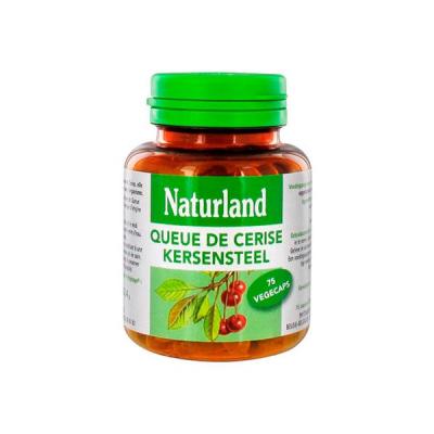 NATURLAND  Queue de Cerise 75 V&eacute;g&eacute;caps - Bo&icirc;te plastique 75 v&eacute;g&eacute;caps