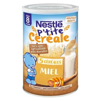  P'tite c&eacute;r&eacute;ale au miel - 8 mois et +, Nestl&eacute; (400 g) 