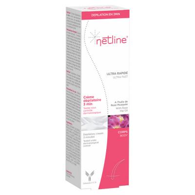 NETLINE  Cr&egrave;me d&eacute;pilatoire Ultra rapide Corps Tube 150ml