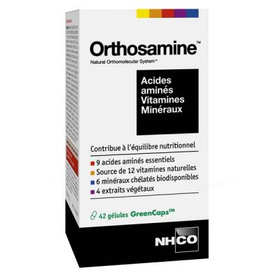NHCO  orthosamine acides amin&eacute;s, vitamines, min&eacute;raux bo&icirc;te de 42 g&eacute;lules