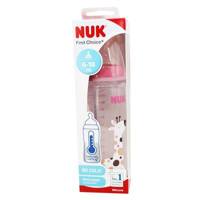 NUK  6-18M Biberon First Choice+ Temperature Control Silicone 360ml