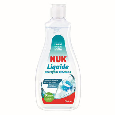 NUK  Liquide Nettoyant pour Biberons 500 ml - Flacon 500 ml