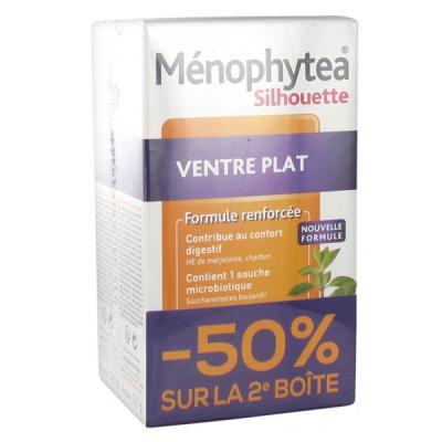 NUTREOV  M&eacute;nophytea Ventre Plat 30 G&eacute;lules Duo - Lot 2 x 30 g&eacute;lules
